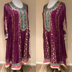 Wedding&Party Chiffon Anarkali Churidar Dress